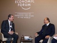 PM Phuc attends WEF opening session on Ocean Action Agenda