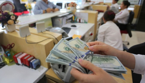 usdvnd inter bank exchange rate edges down