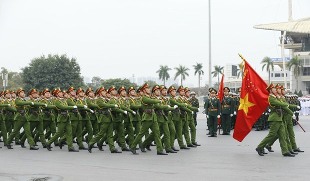 Forces ready to ensure safety for 13th National Party Congress hinh anh 4