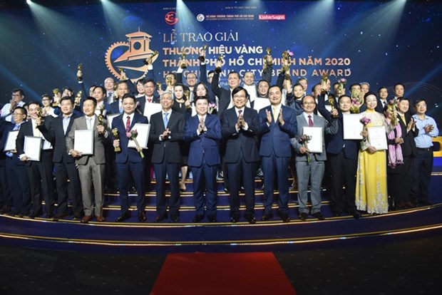 Thirty businesses win HCM City Golden Brand Award hinh anh 1