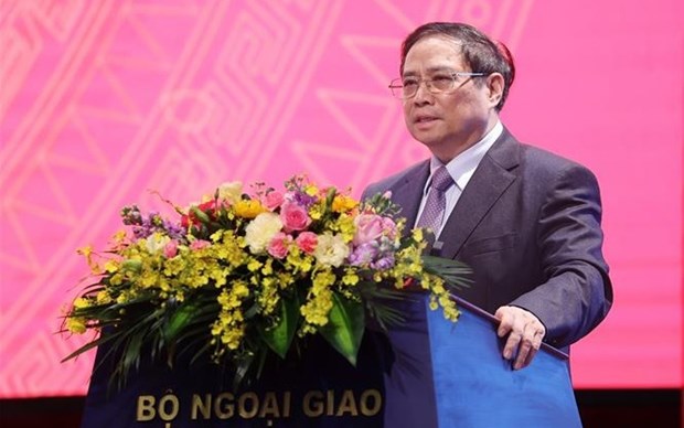PM underlines 2023 tasks for diplomatic sector hinh anh 1