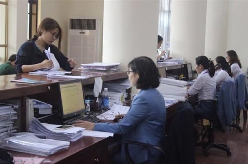 in 2018 hanoi state treasury launch online public service level 4