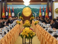Vietnam, Laos hold high-level talks
