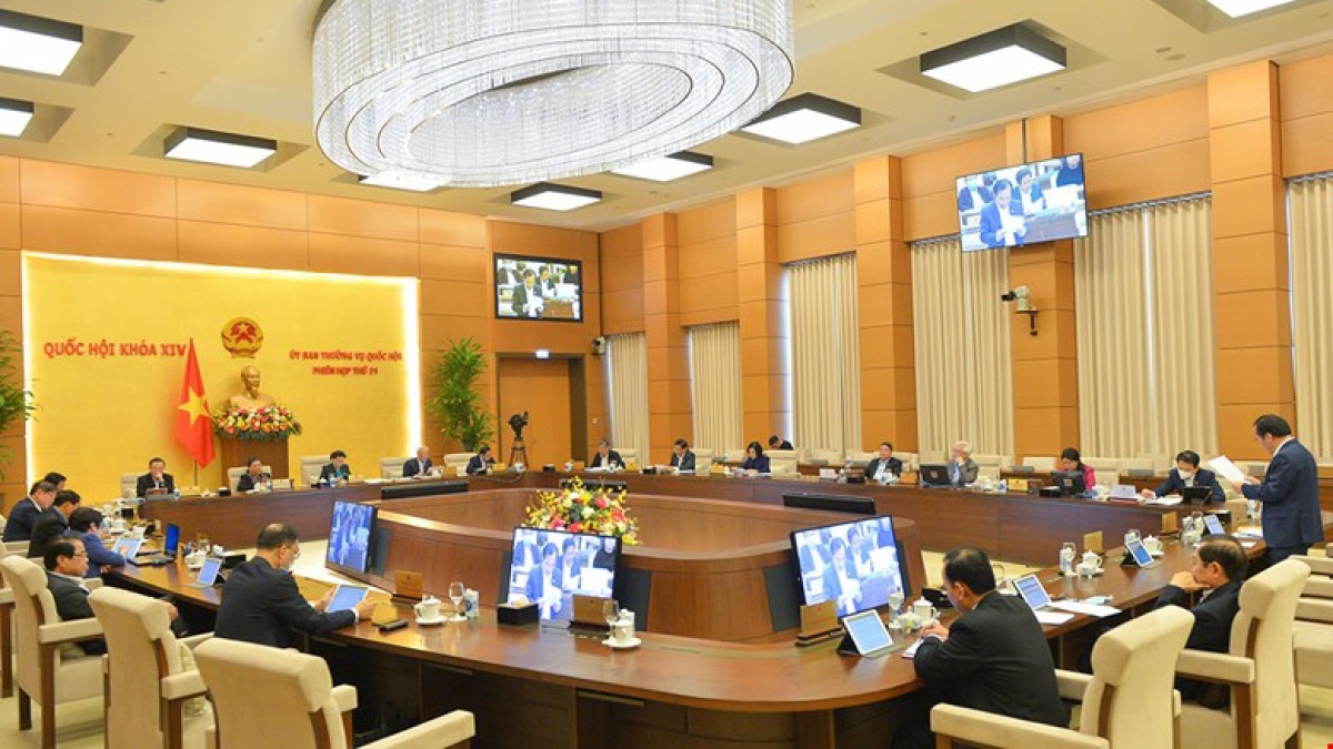 A paronamic view of the National Assembly Standing Committee