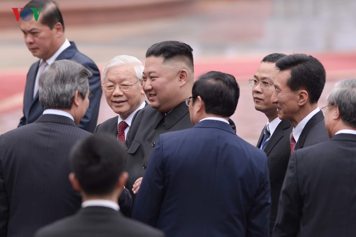 official welcoming ceremony for dprk chairman