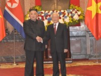 Top Vietnamese leader holds talks with DPRK Chairman