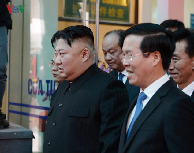 dprk chairman boards train home concluding official visit to vietnam