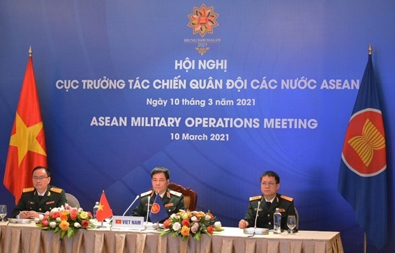 11th ASEAN Military Operations Meeting held online hinh anh 1