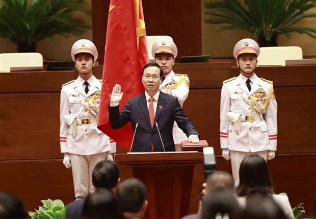 State President Vo Van Thuong delivers inauguration speech hinh anh 2