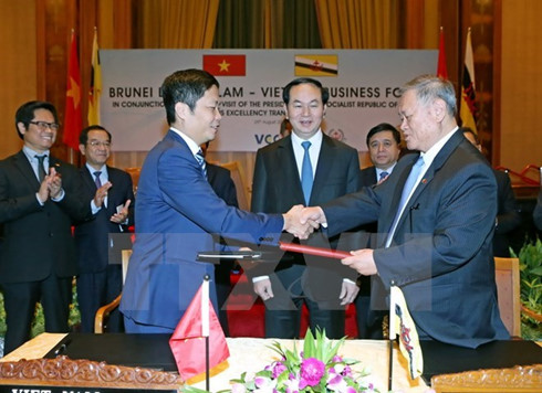 vietnam brunei develop trade relations