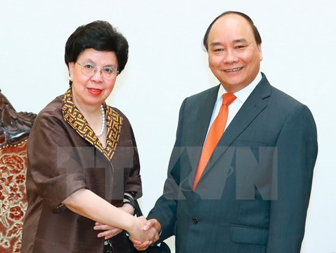 prime minister meets who leader in hanoi