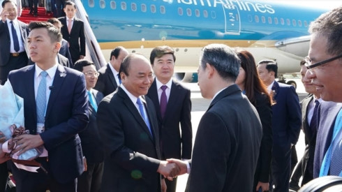 government leader arrives in beijing for second belt and road forum