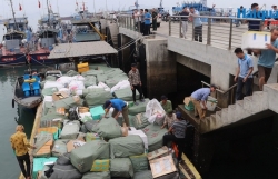 Videos: Arrested 2 wooden ships carrying dozens of tons of contraband goods