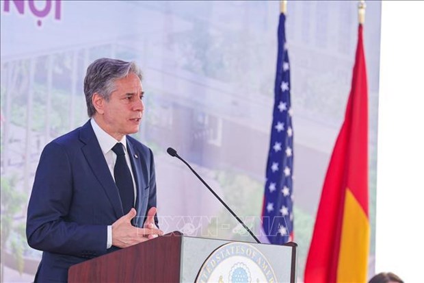 Vietnam, US develop dynamic, effective ties: US Secretary of State hinh anh 1