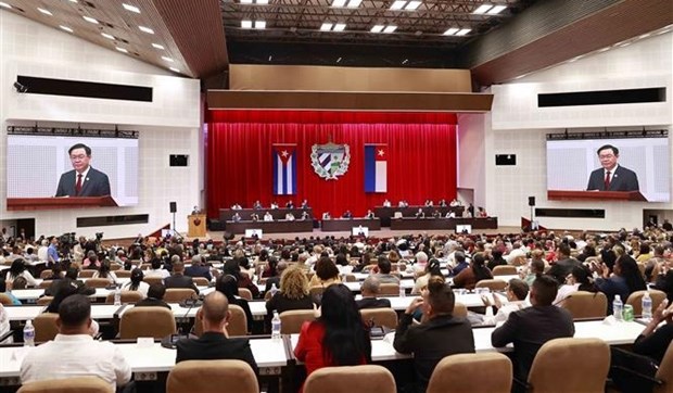 NA Chairman addresses special session of Cuban parliament hinh anh 1