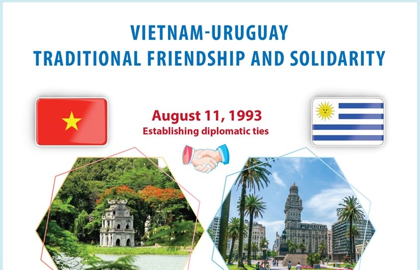 Vietnam, Uruguay strengthen traditional friendship, solidarity