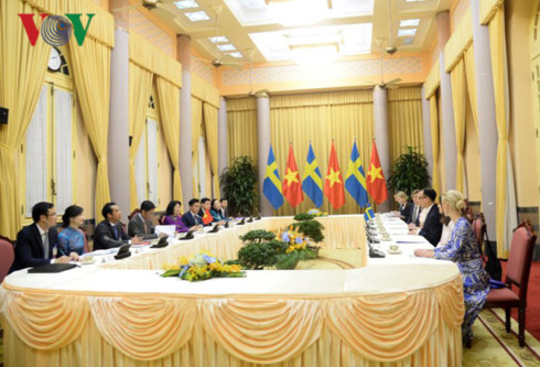 vietnam sweden full of determination to further foster bilateral ties