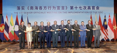 asean chinese officials convene 17th meeting on doc implementation