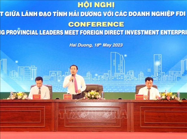 Hai Duong seeks ways to facilitate FDI enterprises hinh anh 1