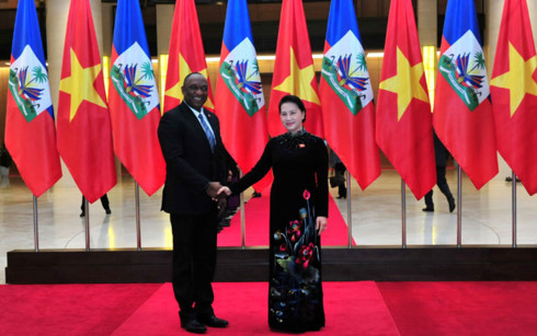 vietnam haiti parliament heads in talks