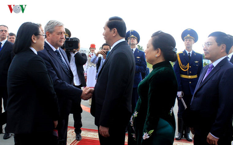 president quangs belarus visit in pictures