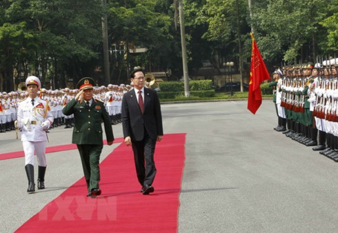 defence minister welcomes rok counterpart in hanoi