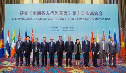 asean china urge trust building measures in doc implementation