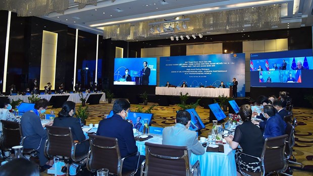 Vietnamese Foreign Minister chairs ASEM High-level Policy Dialogue hinh anh 3