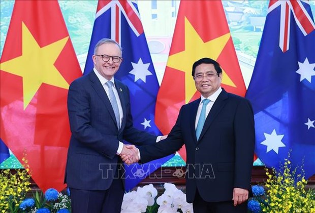 Vietnamese, Australian PMs announce talks outcomes hinh anh 1