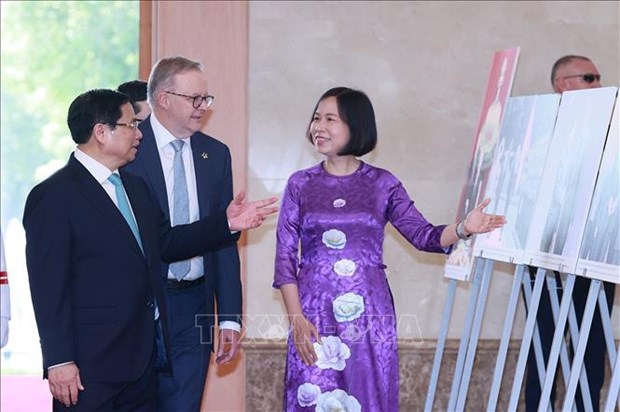 Vietnamese, Australian PMs announce talks outcomes hinh anh 4