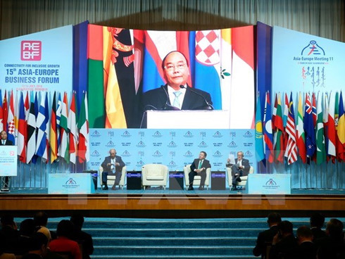 vietnamese pm officiates at asia europe business forum