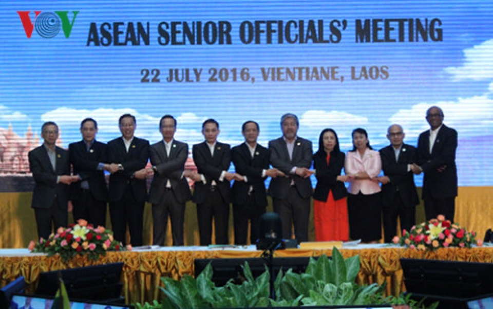49th asean foreign ministers meeting opens in vientiane