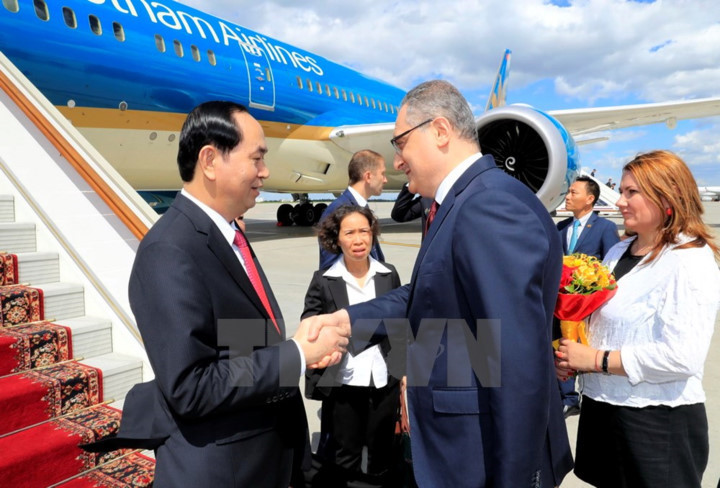 in photos president quang in russia