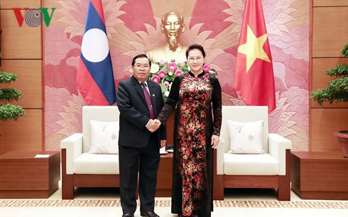 top vietnamese legislator wishes for stronger parliamentary ties with laos