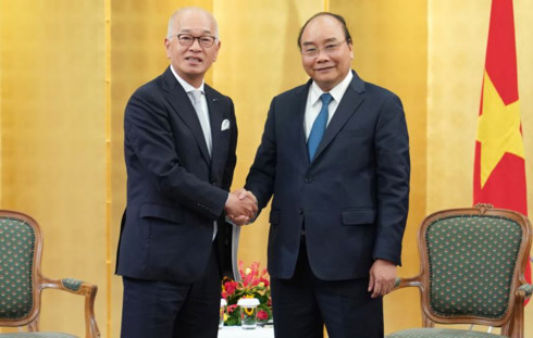 pm phuc meets japanese group leaders