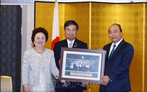 pm phuc meets japanese group leaders