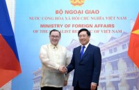 Vietnamese, Philippine FMs hold talks