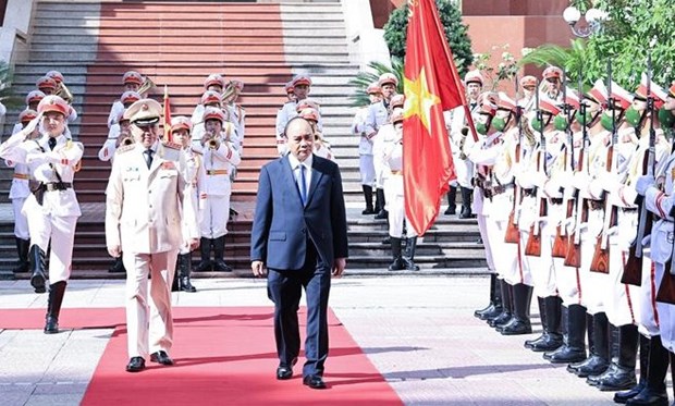 President spotlights important role of public security forces hinh anh 1