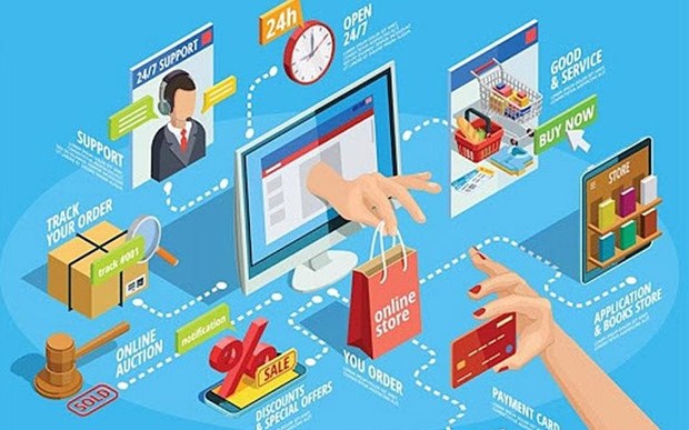 Exportation through e-commerce on the rise hinh anh 1
