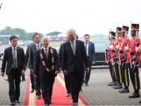 In photos: Party General Secretary Trong arrives in Jarkata