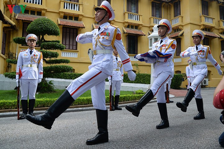 flag hoisting ceremony celebrates aseans 51st anniversary