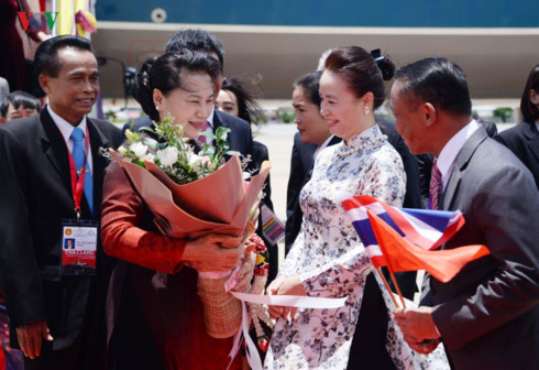 na chairwoman begins thailand visit attends aipa 40