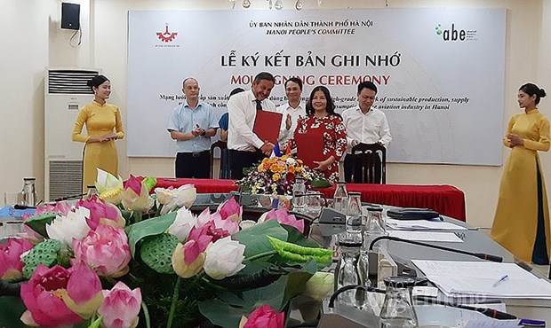 Hanoi partners up with French business in aviation industry hinh anh 1