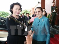 Vietnamese, Lao NA leaders hold talks