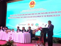 Concerted efforts for climate-resilient development of Mekong Delta