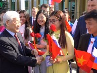 Day one of Party chief Trong’s visit to Russia