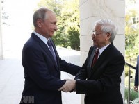 Day two of Party leader Trong’s visit to Russia