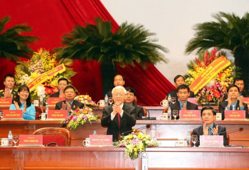 party state leaders attend 12th congress of vietnamese trade unions