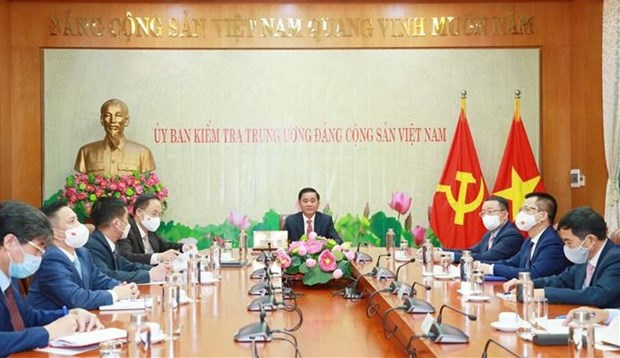 Vietnamese, Chinese Party inspection commissions step up collaboration hinh anh 1
