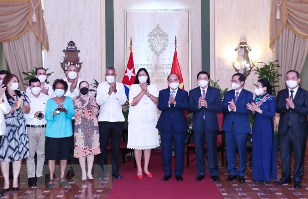 President receives leaders of Cuba – Vietnam friendship organisations hinh anh 2